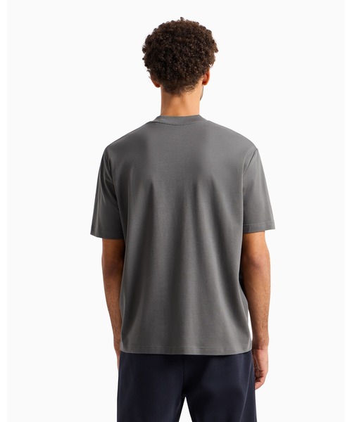 ARMANI EXCHANGE（アルマーニエクスチェンジ）の「【A|X アルマーニ エクスチェンジ】ポケットデザイン 半袖クルーネックトップス（Tシャツ/カットソー・メンズ・ホワイト/チャコールグレー・MEDIUM/SMALL/X-LARGE/X-SMALL/LARGE）」の8枚目の写真