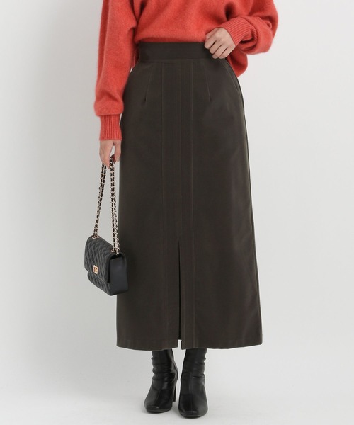 Andemiu（アンデミュウ）の「ベッチンステッチＩラインスカート161793（スカート・レディース・ブラウン/グレー/ベージュ・MEDIUM/SMALL）」の18枚目の写真