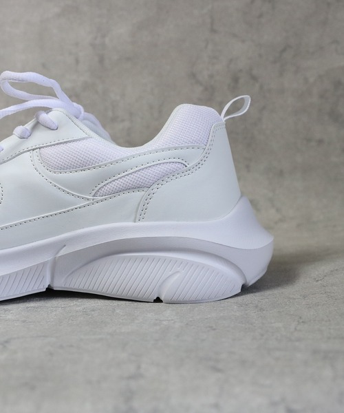 厚底スニーカー ALL BLACK スニーカー 「軽量/293g」厚底スニーカー レディース