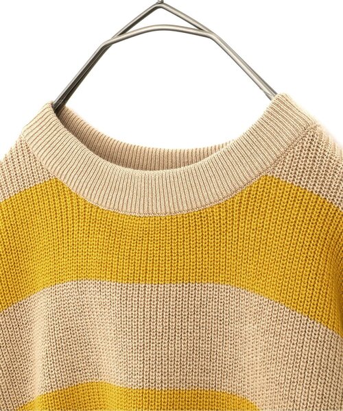 p.premier（ピードットプルミエ）の「カラフルボーダーセーター