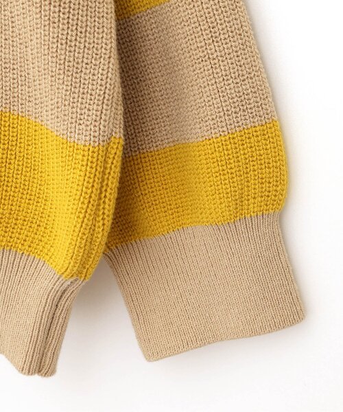 p.premier（ピードットプルミエ）の「カラフルボーダーセーター（ニット/セーター・キッズ・サックスブルー/イエロー/レッド/ピンク・120/110/140/130/100/90/80）」の12枚目の写真