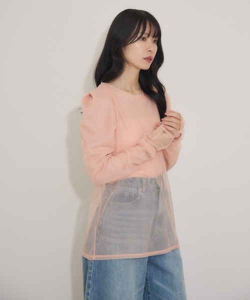 KATHARINE ROSS（キャサリンロス）の「【Pillini/ピリーニ】シアーレイヤードドッキングトップス（Tシャツ/カットソー・レディース・ピンク/ブラック/ライトブルー・MEDIUM）」の20枚目の写真