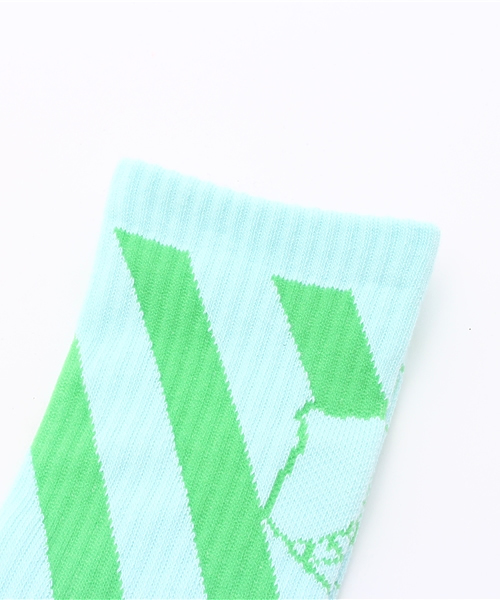 ALDIES（アールディーズ）の「SPACELORZ『RICARICA SOCKS4』 ジェラートソックス（ソックス/靴下・メンズ・ブルー系その他/ホワイト系その他・MENS）」の3枚目の写真