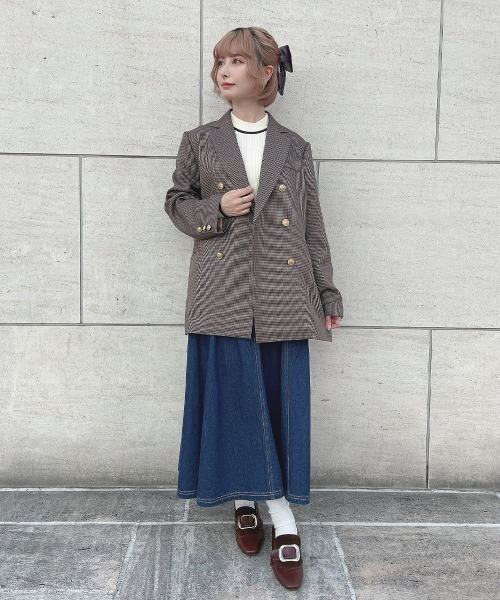 F i.n.t（フィント）の「配色ラインリボンリブニットプルオーバー/F&A/fint（ニット/セーター・レディース・レッド/ベージュ/アイボリー/ブラック・FREE）」の15枚目の写真