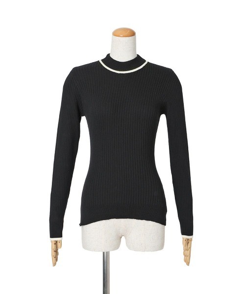 F i.n.t（フィント）の「配色ラインリボンリブニットプルオーバー/F&A/fint（ニット/セーター・レディース・レッド/ベージュ/アイボリー/ブラック・FREE）」の19枚目の写真