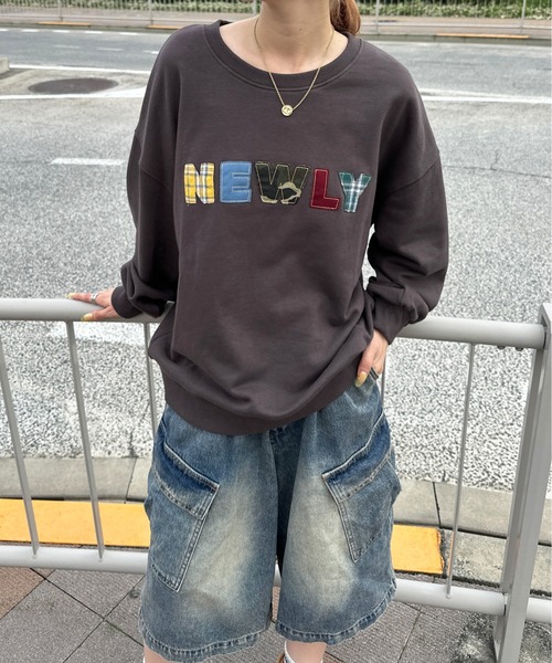 sedacle（セダクル）の「アップリケロゴスウェット（スウェット・メンズ・ブラック/ブラウン/グレー・LARGE/SMALL/MEDIUM）」の3枚目の写真