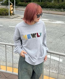 アップリケロゴスウェット