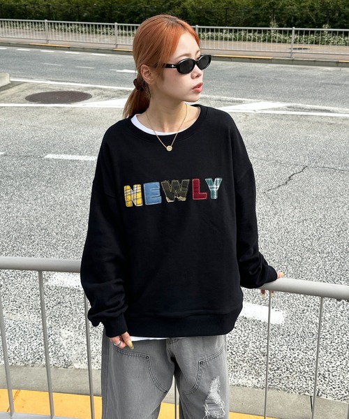 sedacle（セダクル）の「アップリケロゴスウェット（スウェット・メンズ・ブラック/ブラウン/グレー・LARGE/SMALL/MEDIUM）」の4枚目の写真