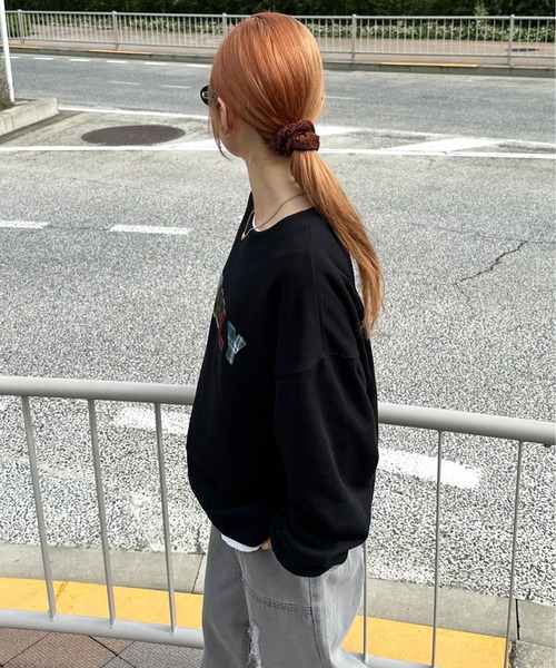 sedacle（セダクル）の「アップリケロゴスウェット（スウェット・メンズ・ブラック/ブラウン/グレー・LARGE/SMALL/MEDIUM）」の6枚目の写真