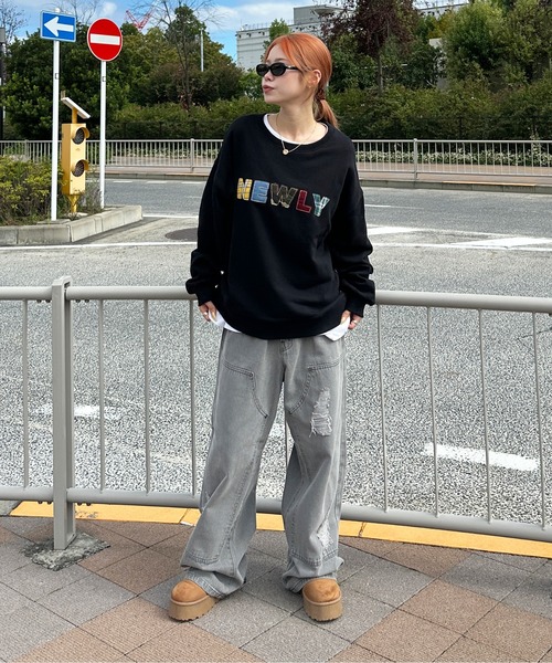 アップリケロゴスウェット（スウェット）｜sedacle（セダクル）の