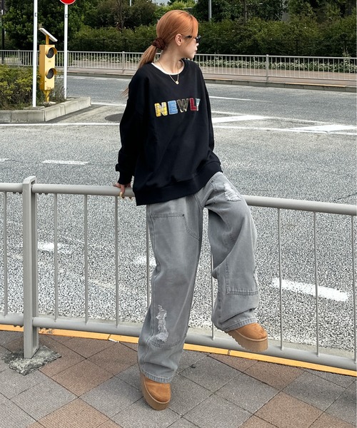 sedacle（セダクル）の「アップリケロゴスウェット（スウェット・メンズ・ブラック/ブラウン/グレー・LARGE/SMALL/MEDIUM）」の10枚目の写真