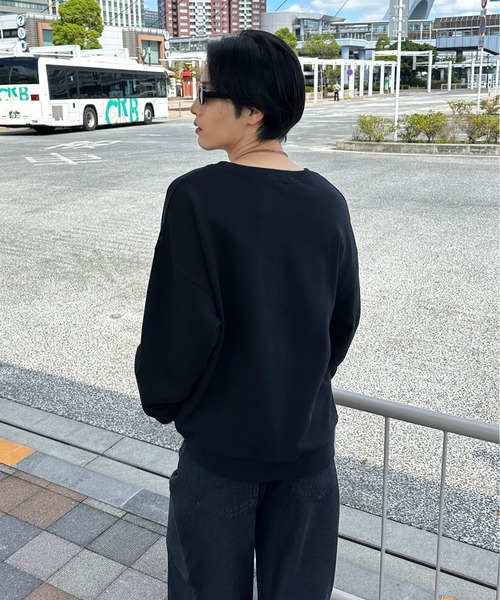 sedacle（セダクル）の「アップリケロゴスウェット（スウェット・メンズ・ブラック/ブラウン/グレー・LARGE/SMALL/MEDIUM）」の15枚目の写真
