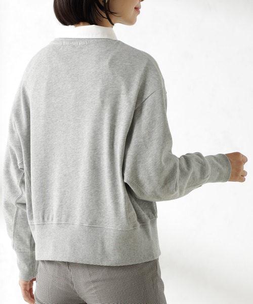 FOUND GOOD（ファウンドグッド）の「スーベニアプリントウラケLS（スウェット・レディース・グリーン系5/ネイビー/アイボリー/グレー系5・L/M/S）」の7枚目の写真