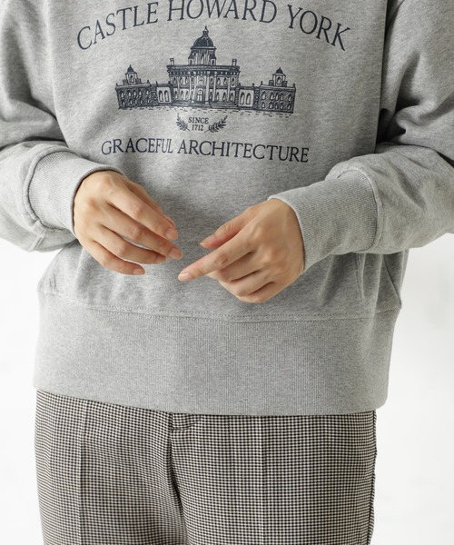 FOUND GOOD（ファウンドグッド）の「スーベニアプリントウラケLS（スウェット・レディース・グリーン系5/ネイビー/アイボリー/グレー系5・L/M/S）」の8枚目の写真