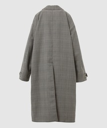 OVERCOAT 春秋用 薄手 ウール ステンカラーコート グレンチェック 88191258_b_01_215.jpg