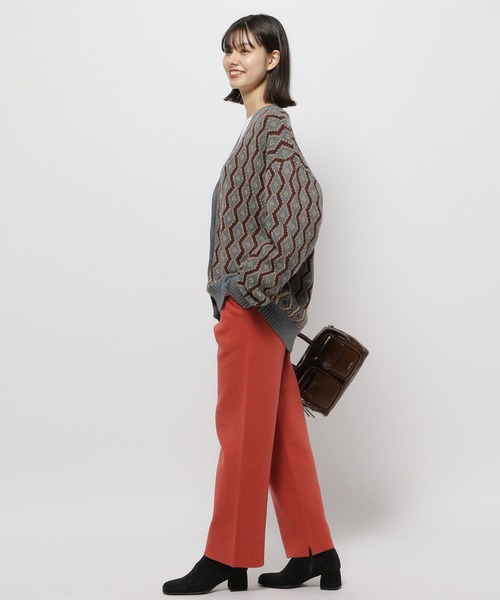 niko and...（ニコアンド）の「レトロキカガラVカーディガン（カーディガン/ボレロ・レディース・カーキ/ライトブルー/モカ・FREE）」の22枚目の写真