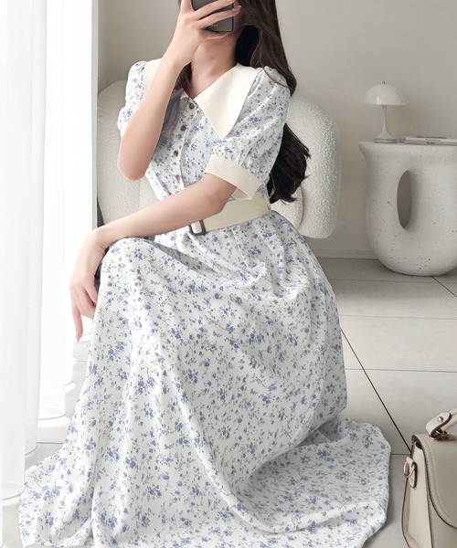 セール】【mily bilet】レトロにときめく♪春夏のヒロイン 小花柄