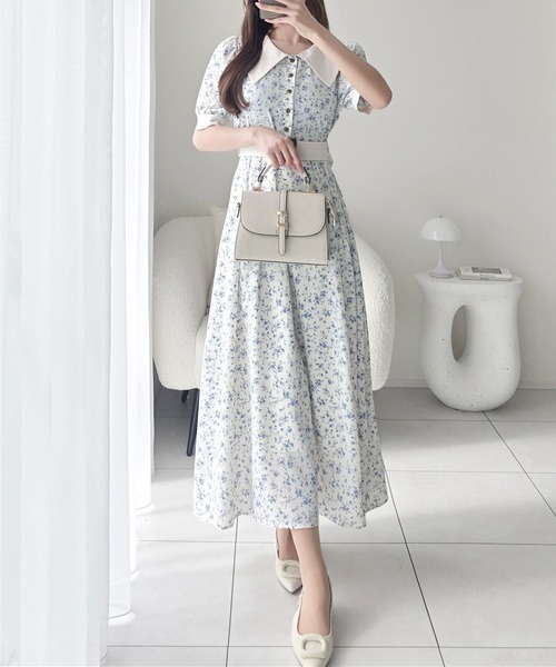 セール】【mily bilet】レトロにときめく♪春夏のヒロイン 小花柄