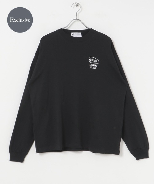 LURKING CLASS（ラーキングクラス）の「『別注』LURKING CLASS×URBS　GOOD TIME 2 L/S TEE（Tシャツ/カットソー・メンズ・ブラック/ホワイト・MEDIUM/LARGE/X-LARGE）」の2枚目の写真