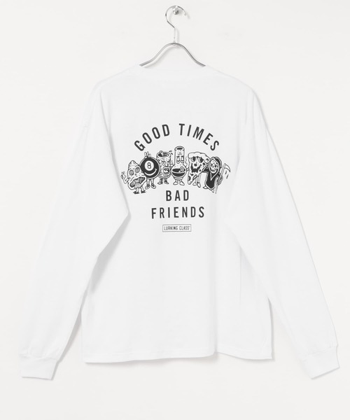 LURKING CLASS（ラーキングクラス）の「『別注』LURKING CLASS×URBS　GOOD TIME 2 L/S TEE（Tシャツ/カットソー・メンズ・ブラック/ホワイト・MEDIUM/LARGE/X-LARGE）」の6枚目の写真