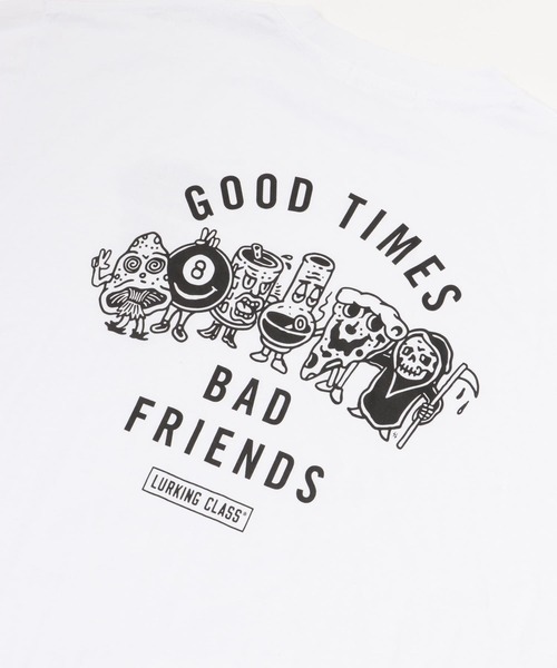 LURKING CLASS（ラーキングクラス）の「『別注』LURKING CLASS×URBS　GOOD TIME 2 L/S TEE（Tシャツ/カットソー・メンズ・ブラック/ホワイト・MEDIUM/LARGE/X-LARGE）」の7枚目の写真