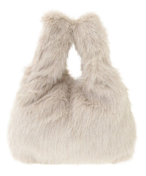 Green Parks(グリーンパークス)の「andmikka 2wayキラキラファーミニバッグ(エコバッグ/サブバッグ・レディース・グレー/アイボリー・FREE)」の7枚目の写真