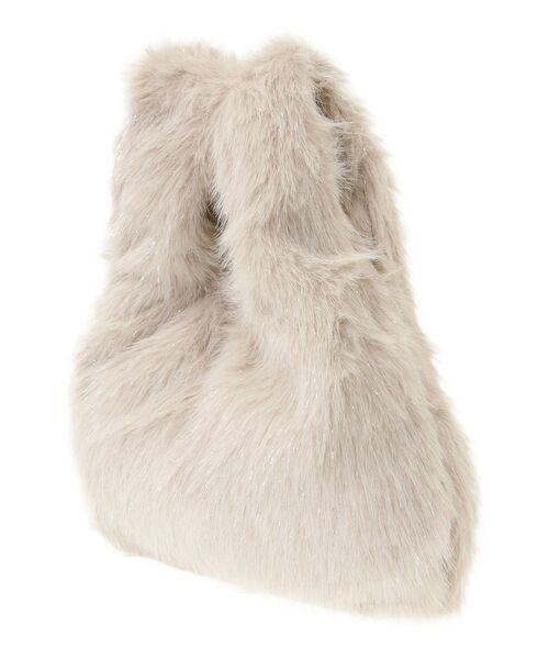 Green Parks(グリーンパークス)の「andmikka 2wayキラキラファーミニバッグ(エコバッグ/サブバッグ・レディース・グレー/アイボリー・FREE)」の9枚目の写真