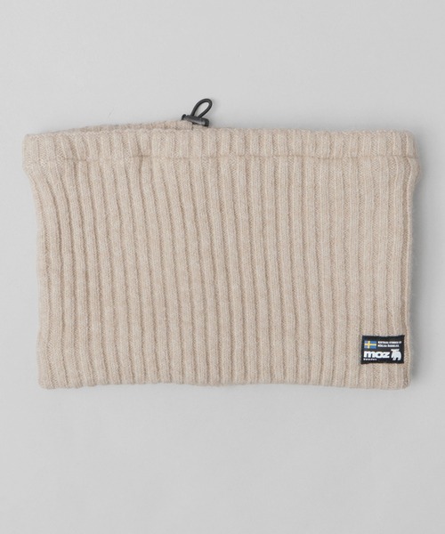 moz（モズ）の「リブ編み ニット 裏ボア ネックウォーマー（ネック