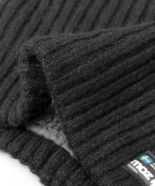 moz（モズ）の「リブ編み ニット 裏ボア ネックウォーマー（ネック