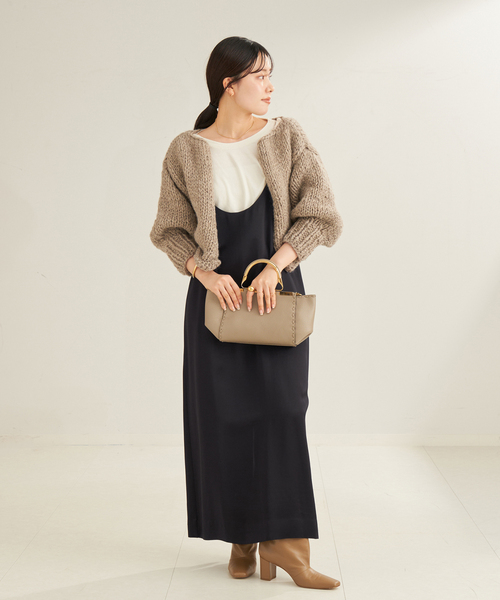 plage（プラージュ）の「camiドレス（ワンピース・レディース・ブラック・36/38）」の3枚目の写真