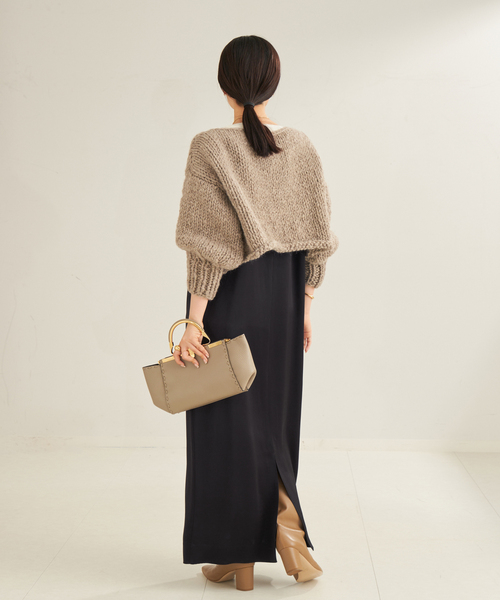 plage（プラージュ）の「camiドレス（ワンピース・レディース・ブラック・36/38）」の6枚目の写真