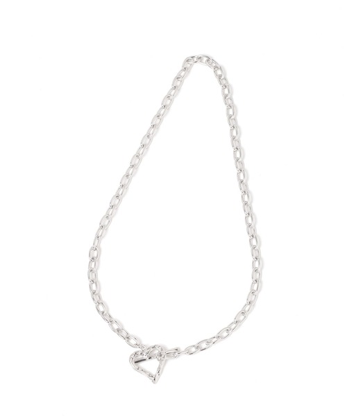 Heather(ヘザー)の「ハートモチーフチェーンネックレス 234100(ネックレス・レディース・シルバー/ゴールド・ONE SIZE)」の5枚目の写真