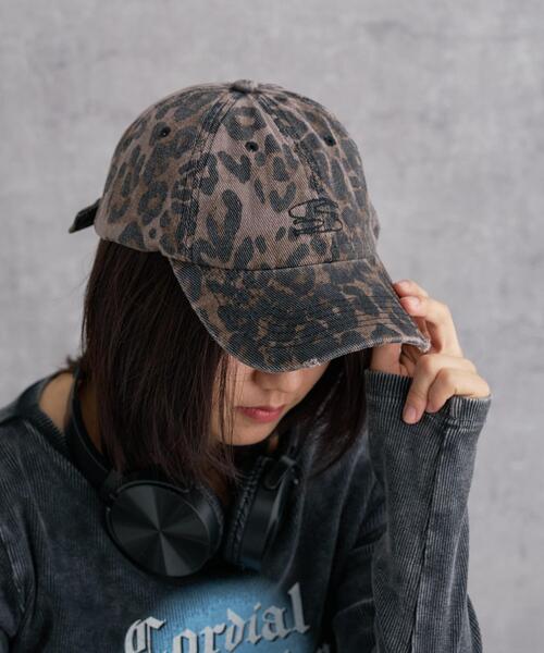 WEGO（ウィゴー）の「WEGO/刺繍レオパードキャップ（キャップ・レディース・ブラウン/ベージュ・FREE）」の9枚目の写真