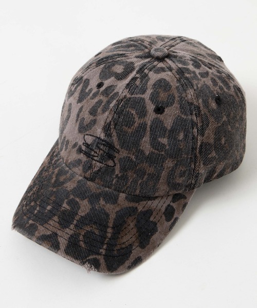 WEGO（ウィゴー）の「WEGO/刺繍レオパードキャップ（キャップ・レディース・ブラウン/ベージュ・FREE）」の4枚目の写真