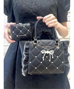 CHAIN MINI N/S TOTE ディープシーブルーキルト（トートバッグ