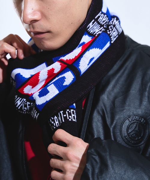 PSGxTieScarf】PSG*TieScarf Company Acrylic Scarf（マフラー