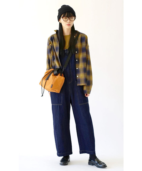 e-zakkamania stores(イーザッカマニアストアーズ)の「先染め コンパクトカラーシャツ(シャツ/ブラウス・レディース・ブラック×ホワイト/ストライプ/ネイビー系・フリー)」の6枚目の写真