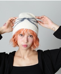 SIS（エスアイエス）の「【WEB限定】SIS/エスアイエス/リボンビーニー（ニットキャップ/ビーニー）」