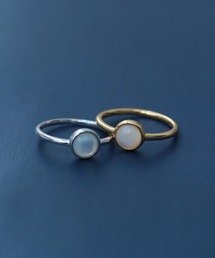 bonu.（ボヌ）の「【silver925】1粒シェルリング（リング）」