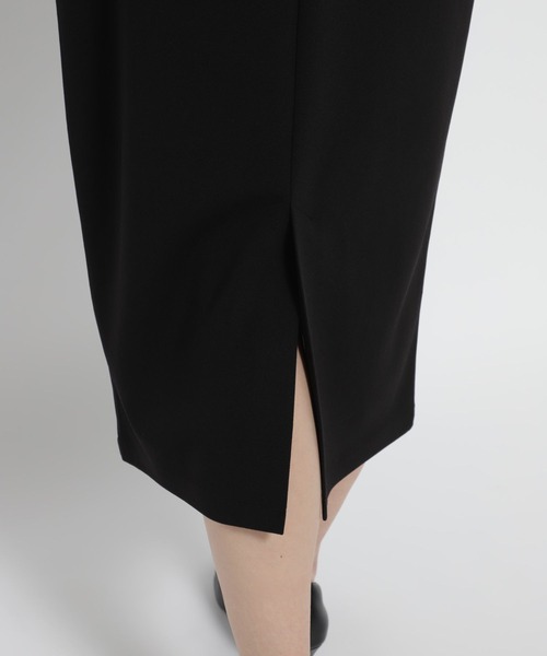 LEPSIM（レプシィム）の「【入卒式／セレモニー】袖切り替えジョーゼットワンピース　207940（ワンピース・レディース・ブラック/ネイビー・FREE）」の11枚目の写真