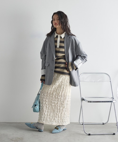 THE YOn（ザヨン）の「デニムライクローファーミュール（サンダル・レディース・ブルー/ブラック/ピンク/ベージュ・39/38/37）」の9枚目の写真