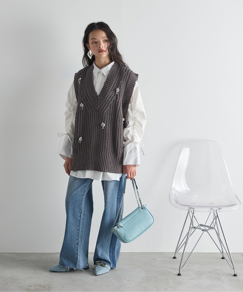 THE YOn（ザヨン）の「デニムライクローファーミュール（サンダル・レディース・ブルー/ブラック/ピンク/ベージュ・39/38/37）」の12枚目の写真