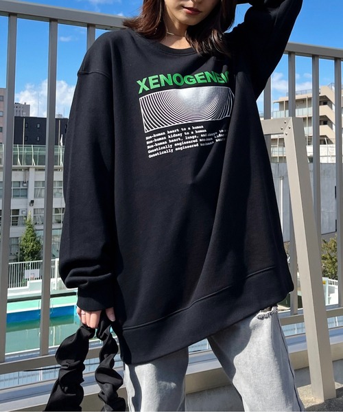 MODISH GAZE（モディシュガゼ）の「【MODISH GAZE】ストリートアソートロゴスウェット(CP)（スウェット・レディース・その他1/その他2/その他3・L）」の13枚目の写真