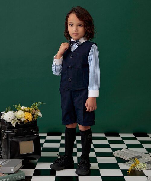 BREEZE(ブリーズ)の「【フォーマル対応】ハイソックス(ソックス/靴下・キッズ・その他2/オフホワイト/ブラック・21/18/15 )」の4枚目の写真