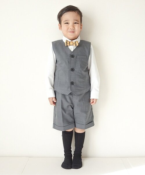 BREEZE(ブリーズ)の「【フォーマル対応】ハイソックス(ソックス/靴下・キッズ・その他2/オフホワイト/ブラック・21/18/15 )」の6枚目の写真