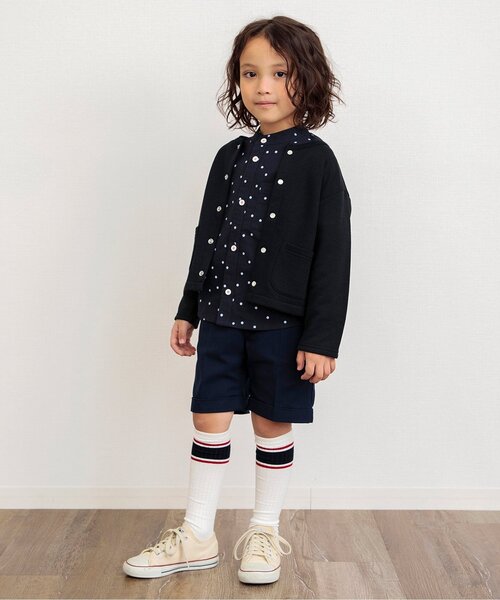 BREEZE(ブリーズ)の「【フォーマル対応】ハイソックス(ソックス/靴下・キッズ・その他2/オフホワイト/ブラック・21/18/15 )」の8枚目の写真