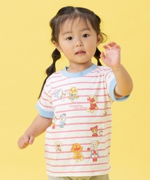 ANPANMAN KIDS COLLECTION（アンパンマンキッズコレクション）の「ボーダープリント半袖Tシャツ（Tシャツ/カットソー）」
