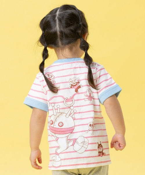 ANPANMAN KIDS COLLECTION(アンパンマンキッズコレクション)の「ボーダープリント半袖Tシャツ(Tシャツ/カットソー・キッズ・ブルー/ピンク・120cm/110cm/100cm/90cm/80cm)」の3枚目の写真