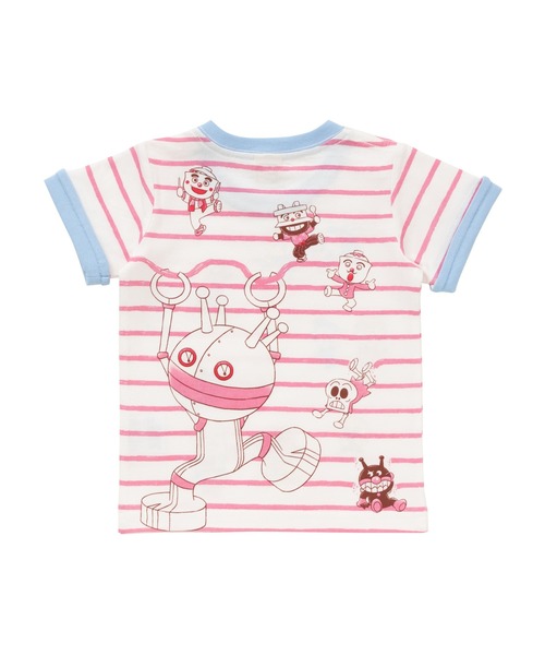 ANPANMAN KIDS COLLECTION(アンパンマンキッズコレクション)の「ボーダープリント半袖Tシャツ(Tシャツ/カットソー・キッズ・ブルー/ピンク・120cm/110cm/100cm/90cm/80cm)」の5枚目の写真