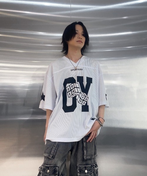 OY/オーワイ』 CUBE MESH FOOTBALL JERSEY/キューブメッシュ